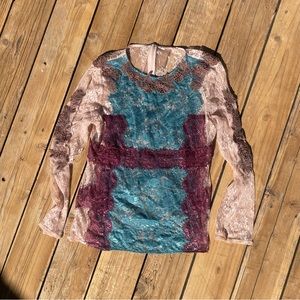 Boho Long Sleeve Lace Top 🐬